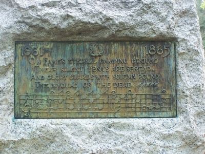 Civil War Memorial in Mount Hope Cemetery Marker. Click for full size. Civil War Memorial in Mount Hope Cemetery Marker image. Click for full size.
