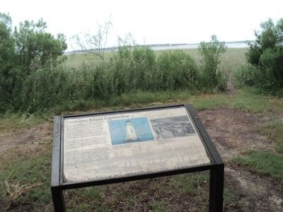 Cockspur Island Lighthouse Marker. Click for full size. Cockspur Island Lighthouse Marker image. Click for full size.