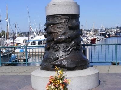 Seattle Fisherman's Memorial Marker image. Click for full size.