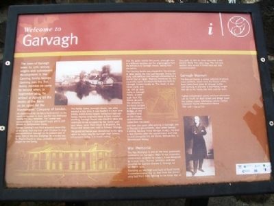 Welcome to Garvagh Marker. Click for full size. Welcome to Garvagh Marker image. Click for full size.