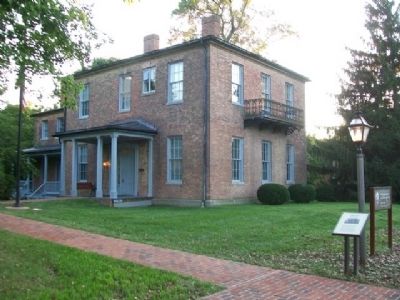 Morrell House and Marker. Click for full size. Morrell House and Marker image. Click for full size.