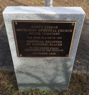 Church cemetery on NRHP.. Click for full size. Church cemetery on NRHP. image. Click for full size.