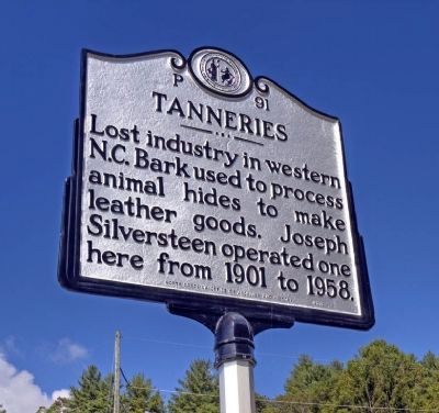Tanneries Marker. Click for full size. Tanneries Marker image. Click for full size.