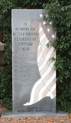 In Memory of Butler County Veterans of Vietnam War Monument image. Click for full size.