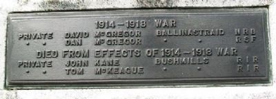 World Wars Memorial Honor Roll image. Click for full size.