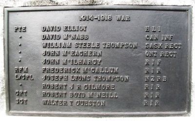 World Wars Memorial Honor Roll image. Click for full size.
