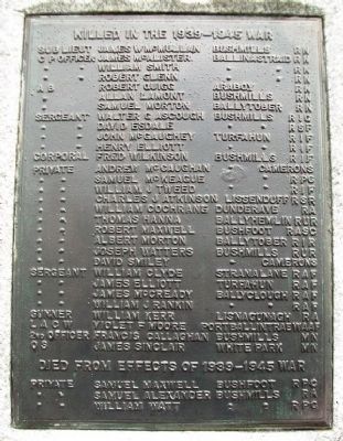 World Wars Memorial Honor Roll image. Click for full size.