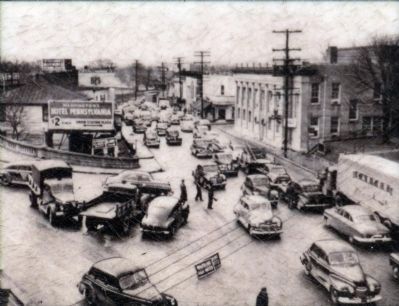 Downtown Hyattsville, 1955 image. Click for full size.
