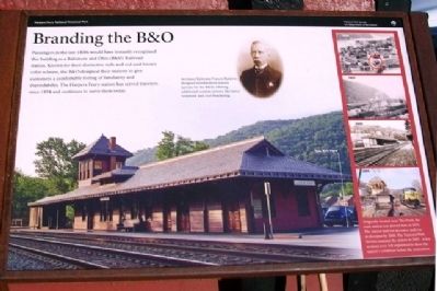 Branding the B&O Marker. Click for full size. Branding the B&O Marker image. Click for full size.