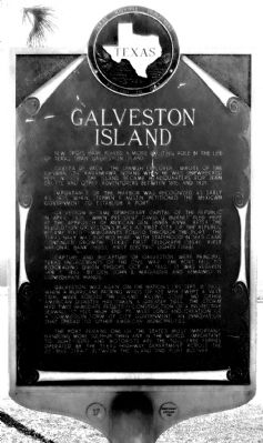 Galveston Island Marker image. Click for full size.