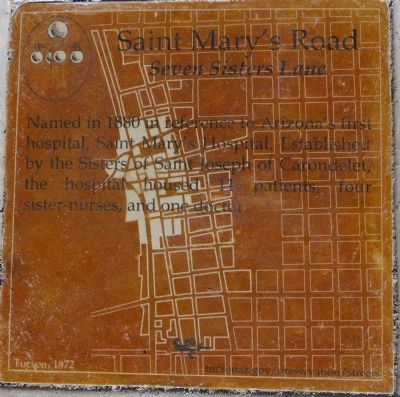 Saint Mary�s Road Marker image. Click for full size.