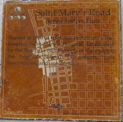 Saint Marys Road Marker image. Click for full size.