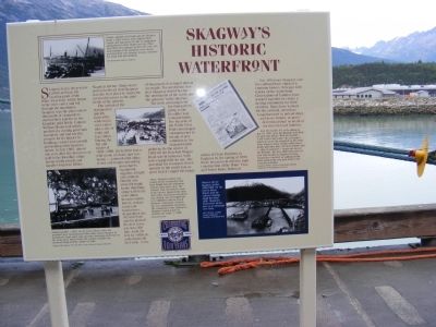 Skagway's Historic Waterfront Marker image. Click for full size.