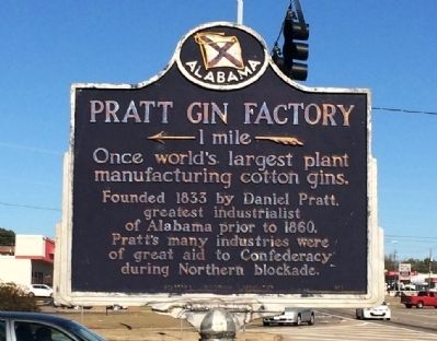 Pratt Gin Factory Marker. Click for full size. Pratt Gin Factory Marker image. Click for full size.