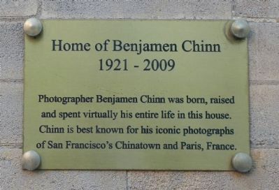 Home of Benjamen Chinn Marker image. Click for full size.