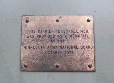 Plaque on Carrier image. Click for full size.