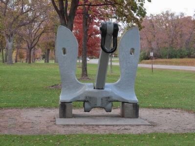 15-Ton Anchor at Memorial image. Click for full size.