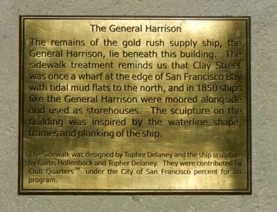 The General Harrison Marker image. Click for full size.