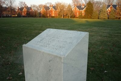 "First Flight of an Airplane on a U.S. Army Installation" Marker on Summerall Field image. Click for full size.