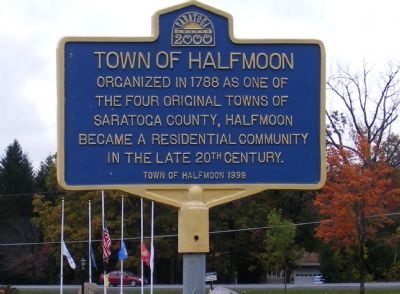 Town of Halfmoon Marker image. Click for full size.
