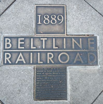 Belt Line Railroad Marker image. Click for full size.