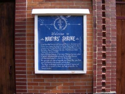 The National Martyrs' Shrine of America Marker image. Click for full size.
