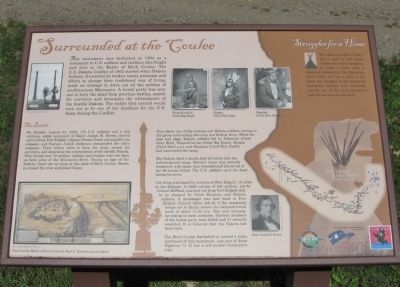 Surrounded at the Coulee Marker image. Click for full size.
