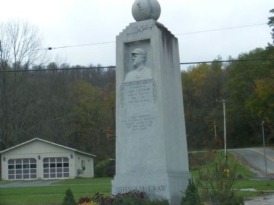 John J. McGraw Memorial Marker. Click for full size. John J. McGraw Memorial Marker image. Click for full size.
