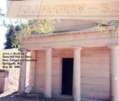 John J. McGraw Memorial Marker. Click for full size. John J. McGraw Memorial Marker image. Click for full size.
