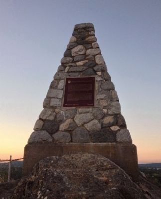 The Marker and Cairn. Click for full size. The Marker and Cairn image. Click for full size.