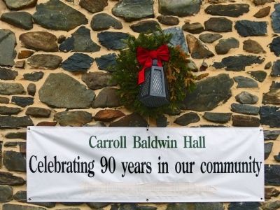 Carroll Baldwin Hall<br>Celebrating 90 years in our community image. Click for full size.
