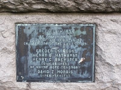 Steam Gauge and Lantern Company Fire Marker - reverse image. Click for full size.