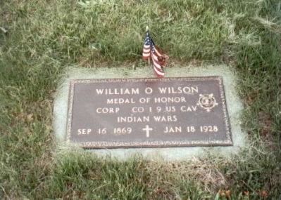 Corporal William Othello Wilson Marker image. Click for full size.