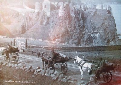 Photo of Dunluce Castle on Marker. Click for full size. Photo of Dunluce Castle on Marker image. Click for full size.