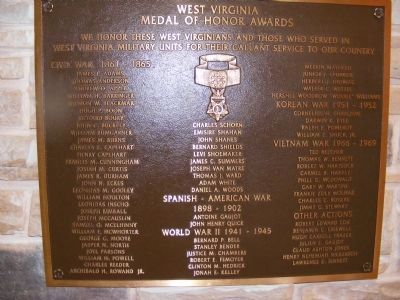Medal of Honor Recipients Memorial Plaza Marker. Click for full size. Medal of Honor Recipients Memorial Plaza Marker image. Click for full size.