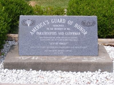 America's Guard of Honor Marker image. Click for full size.