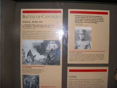 Cantigny First Division Museum Marker image. Click for full size.