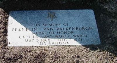 Franklin Van Valkenburgh Memorial Marker image. Click for full size.