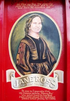 Jane Ross and "Danny Boy" Marker. Click for full size. Jane Ross and "Danny Boy" Marker image. Click for full size.