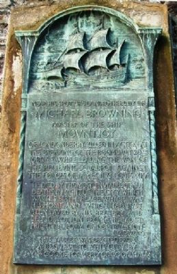 Michael Browning Marker. Click for full size. Michael Browning Marker image. Click for full size.