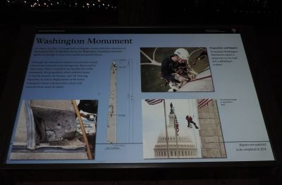 Washington Monument Marker. Click for full size. Washington Monument Marker image. Click for full size.