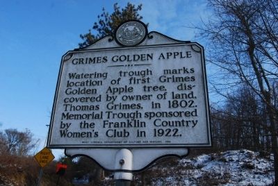 Grimes Golden Apple Marker image. Click for full size.