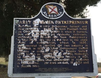 Early Alabama Entrepreneur Marker image. Click for full size.