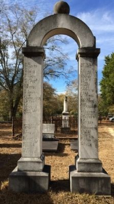Our Confederate Soldiers Memorial (Rear) image. Click for full size.