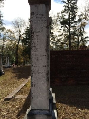 Our Confederate Soldiers Memorial (North side). Click for full size. Our Confederate Soldiers Memorial (North side) image. Click for full size.