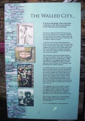 The Walled City Marker. Click for full size. The Walled City Marker image. Click for full size.