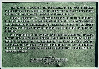 St. Paul's Episcopal Church Marker image. Click for full size.