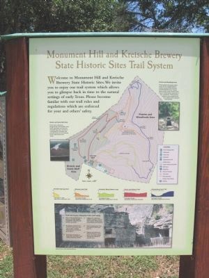Monument Hill and Kreische Brewery State Historic Trail System. Click for full size. Monument Hill and Kreische Brewery State Historic Trail System image. Click for full size.