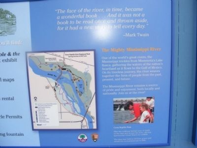 Coon Rapids Dam Regional Park Marker. Click for full size. Coon Rapids Dam Regional Park Marker image. Click for full size.