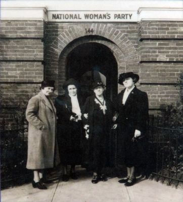 Members of the National Woman's Party image. Click for full size.